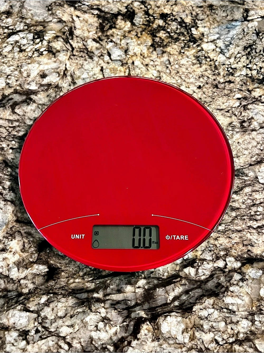Mainstays Digital Kitchen Food Scale - Red - Sleek Design 🚚 FREE SHIPPING
